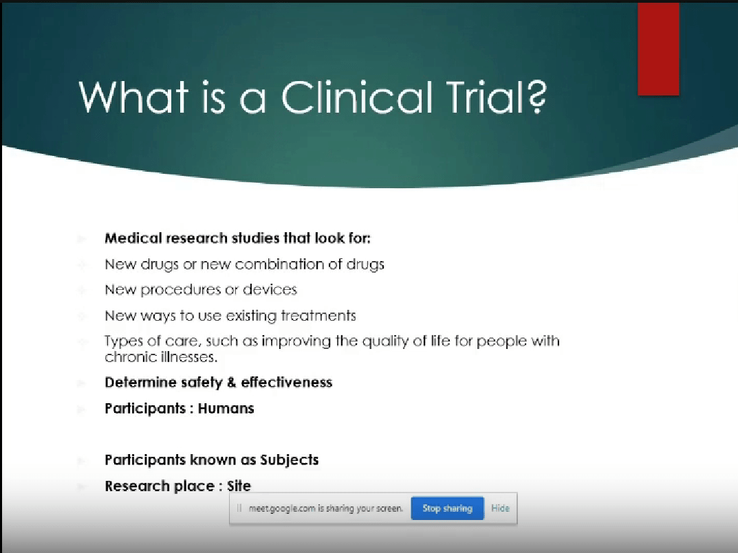 Introduction to Clinical research
